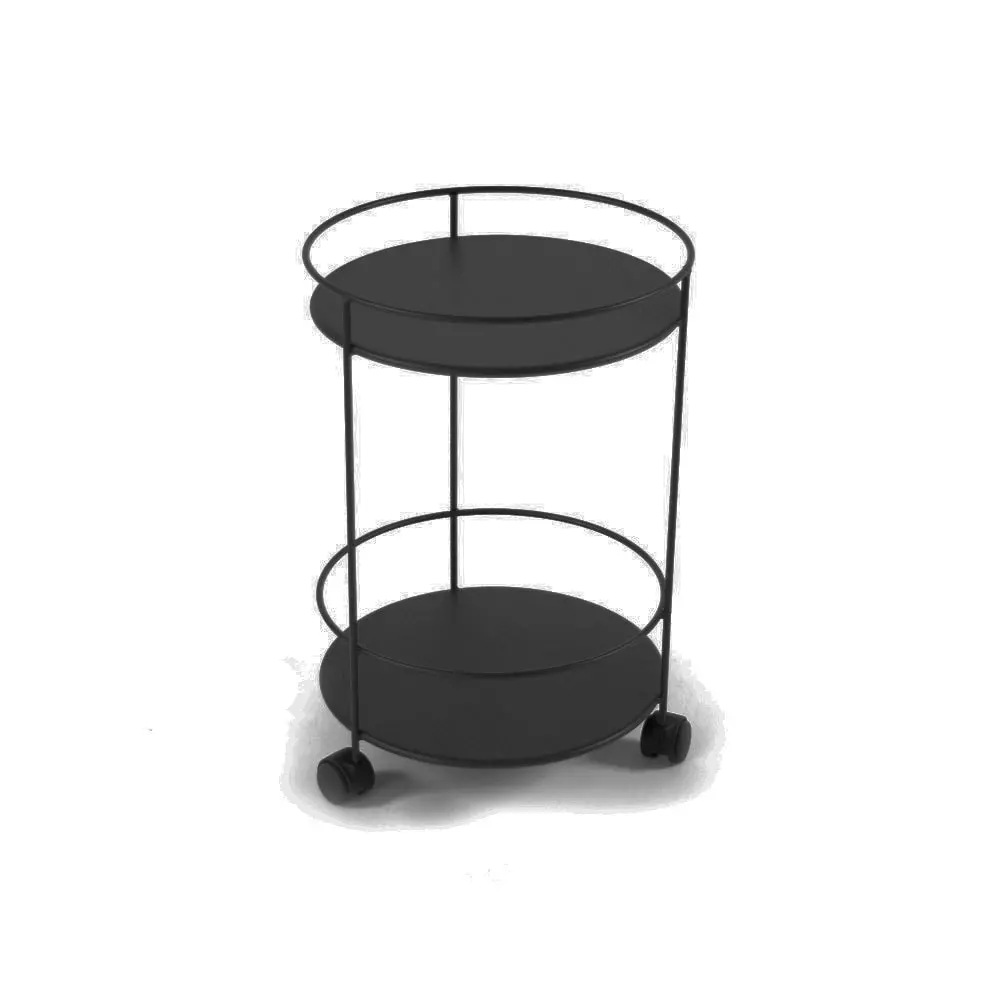 Fermob Small Table Wheels Ø40 Cm, Liquorice