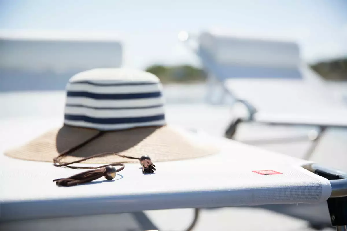 FIAM Amigo Sunbed, White - Afbeelding 5