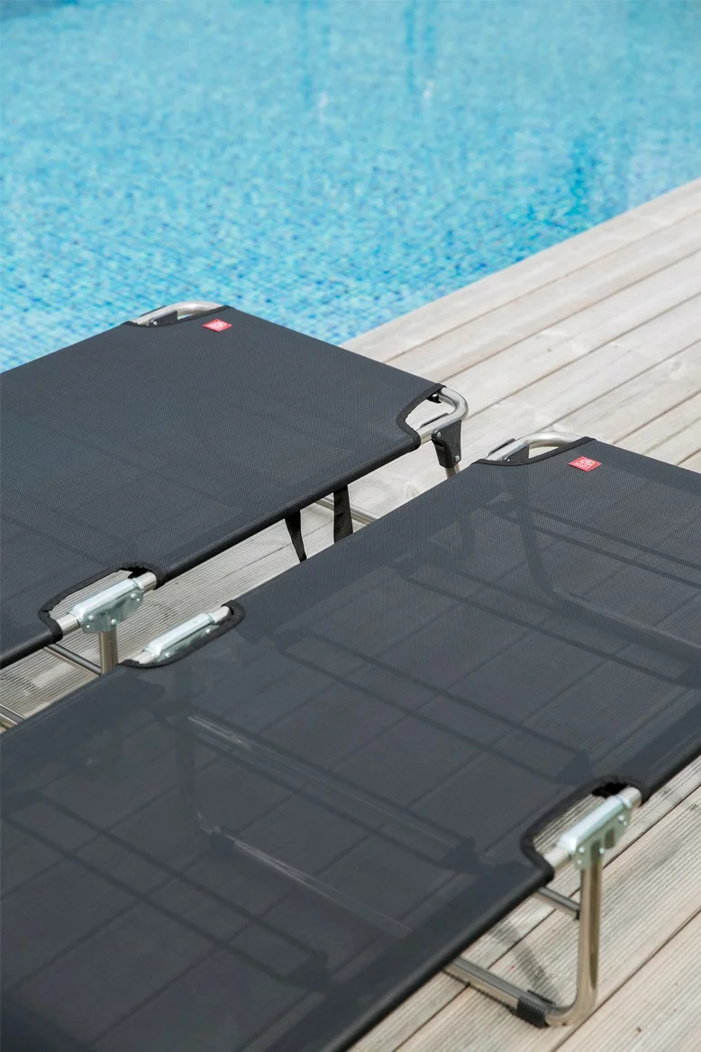 FIAM Amigo Sunbed, Black - Afbeelding 4