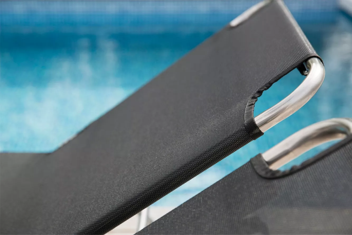 FIAM Amigo Sunbed, Black - Afbeelding 5