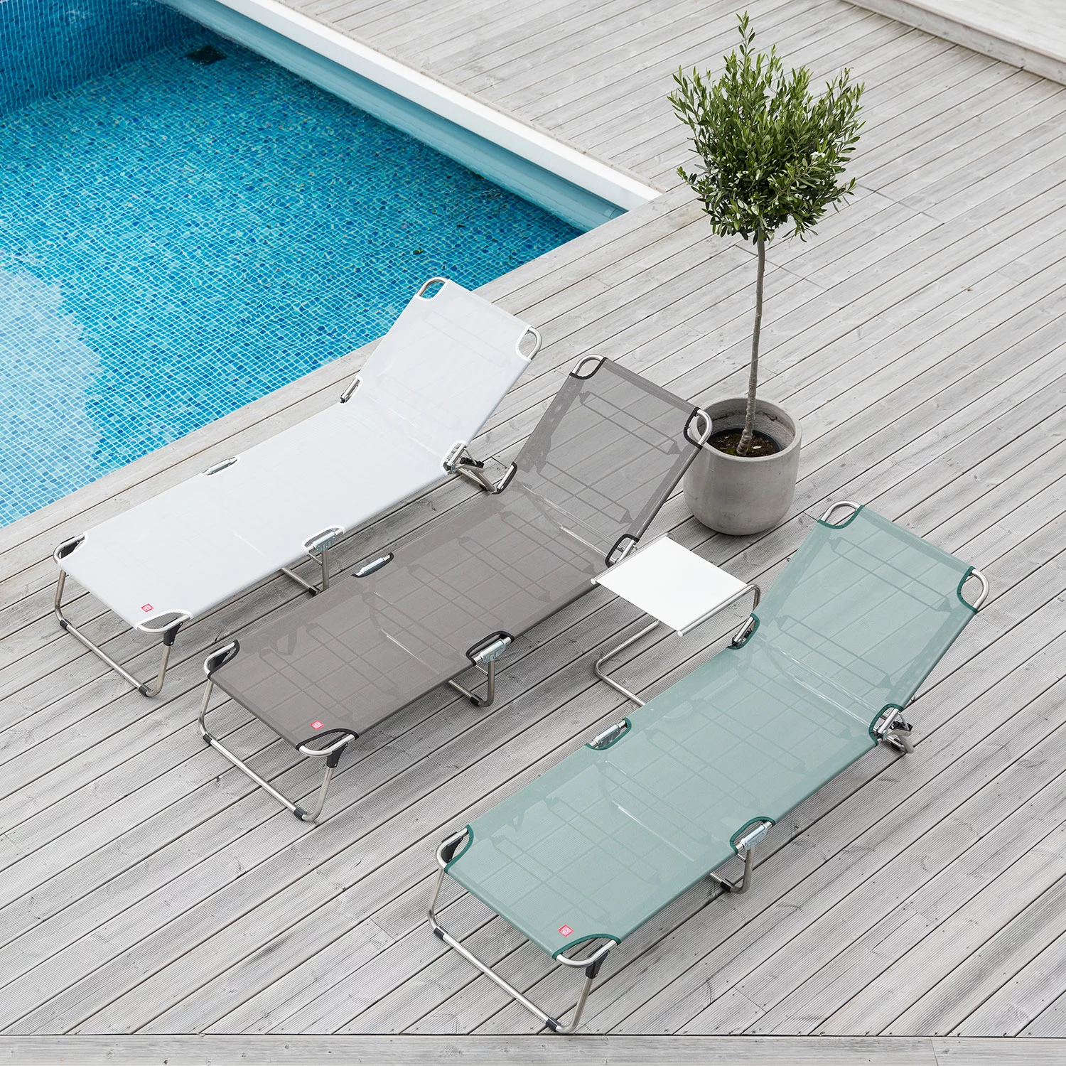 FIAM Amigo Sunbed, Sage Green - Afbeelding 3