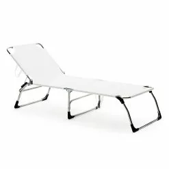 FIAM Amigo XXL Sunbed, White