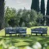 FIAM Domino Sofa 2-Seater, Anthracite