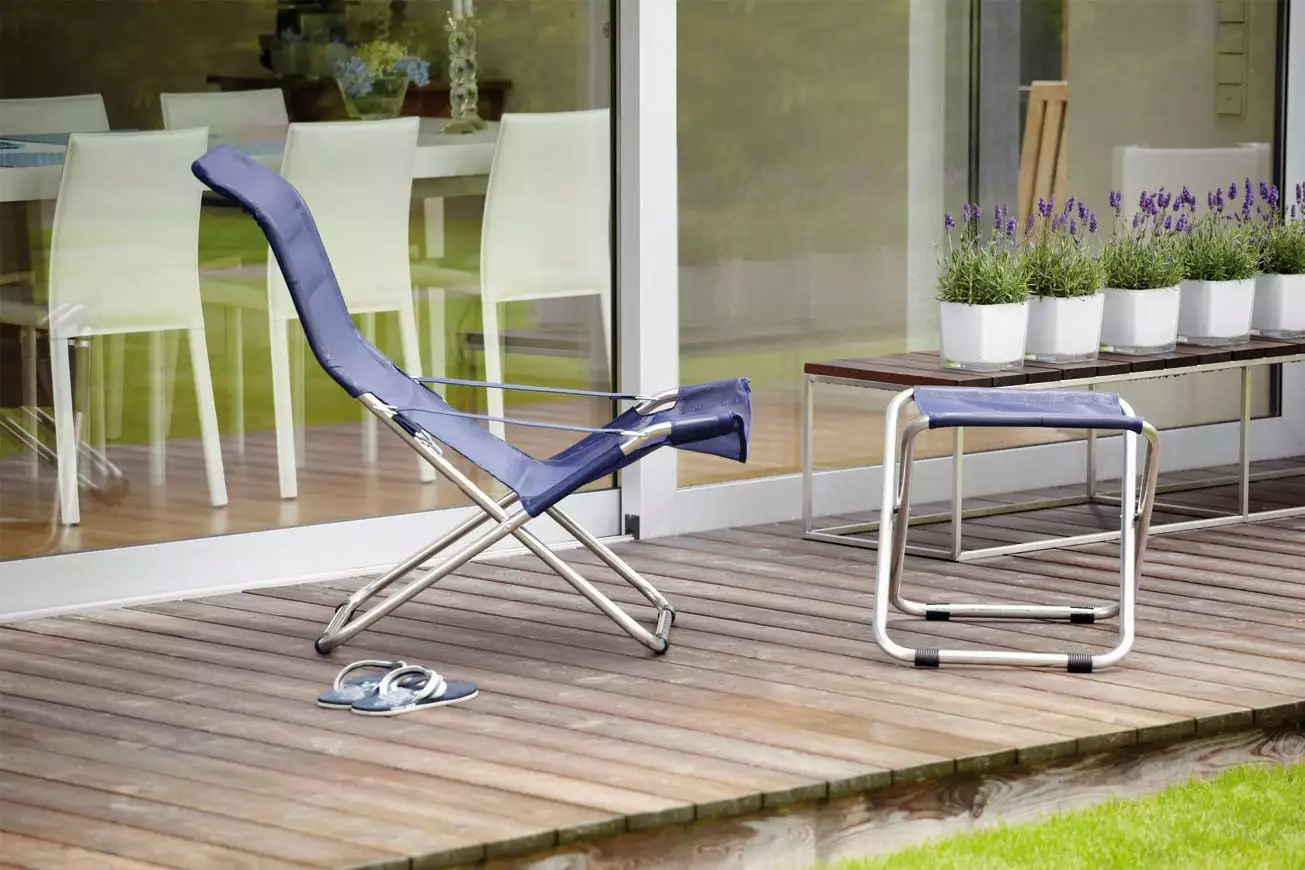 FIAM Fiesta Ligstoel, Marineblauw - Afbeelding 3