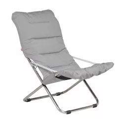 FIAM Fiesta Soft Deck Chair, Grey