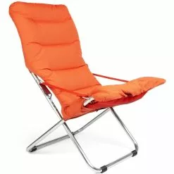 FIAM Fiesta Soft Deck Chair, Orange