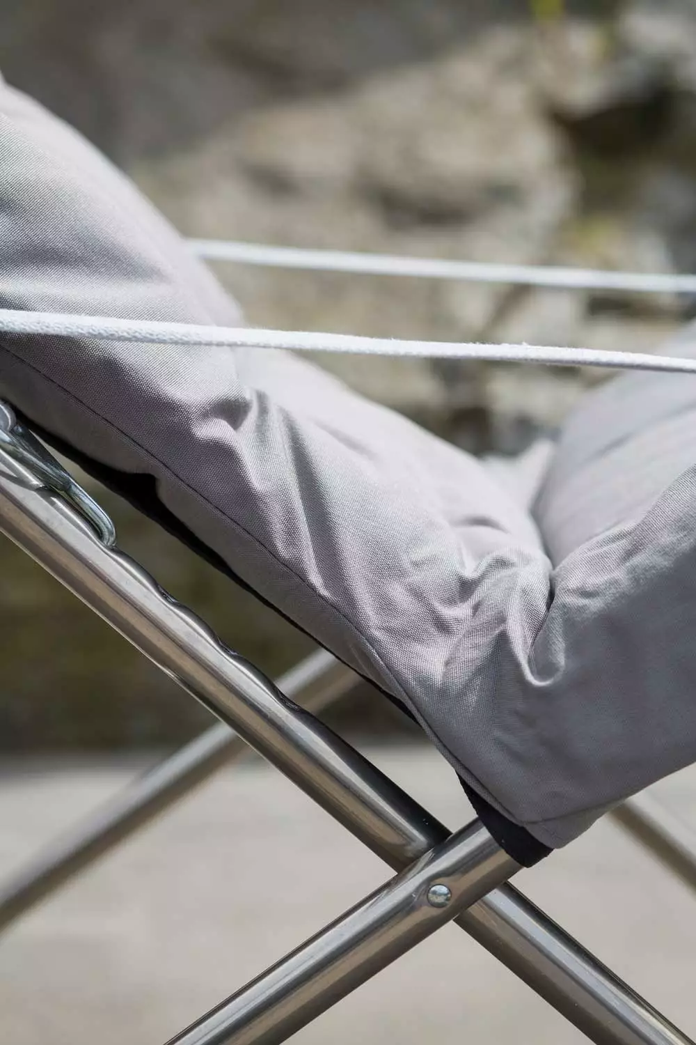 FIAM Fiesta Soft Deck Chair, Grey - Afbeelding 4