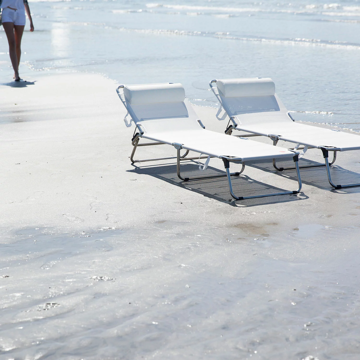 FIAM Amigo Sunbed, White - Afbeelding 4