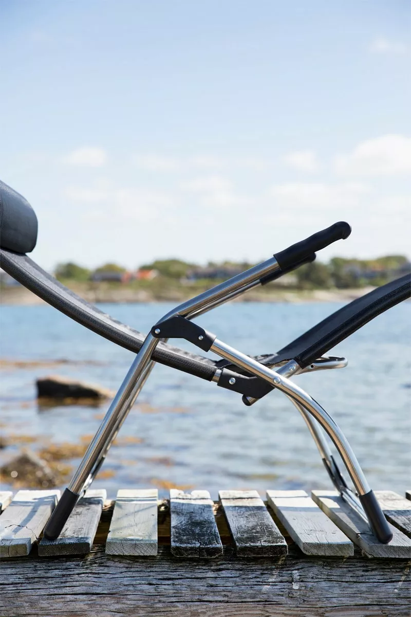 FIAM Samba Deck Chair, Black - Afbeelding 4