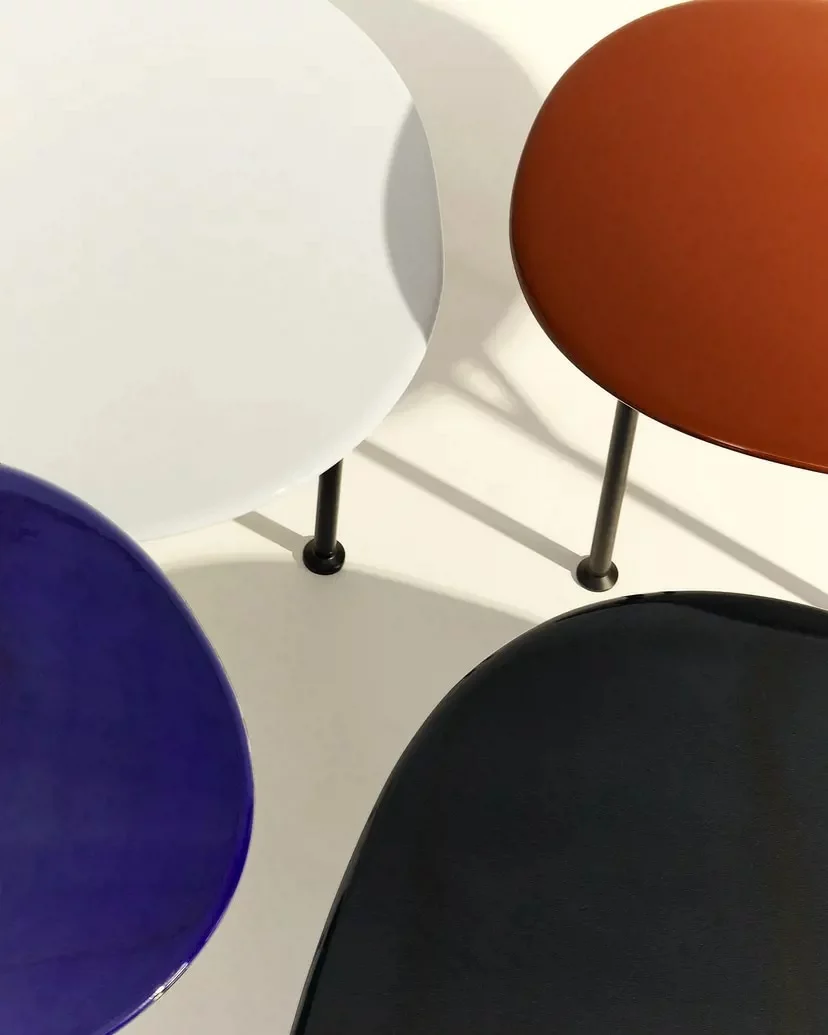 Gubi Carmel Salontafel 60x60 Cm, Rock Red - Afbeelding 2