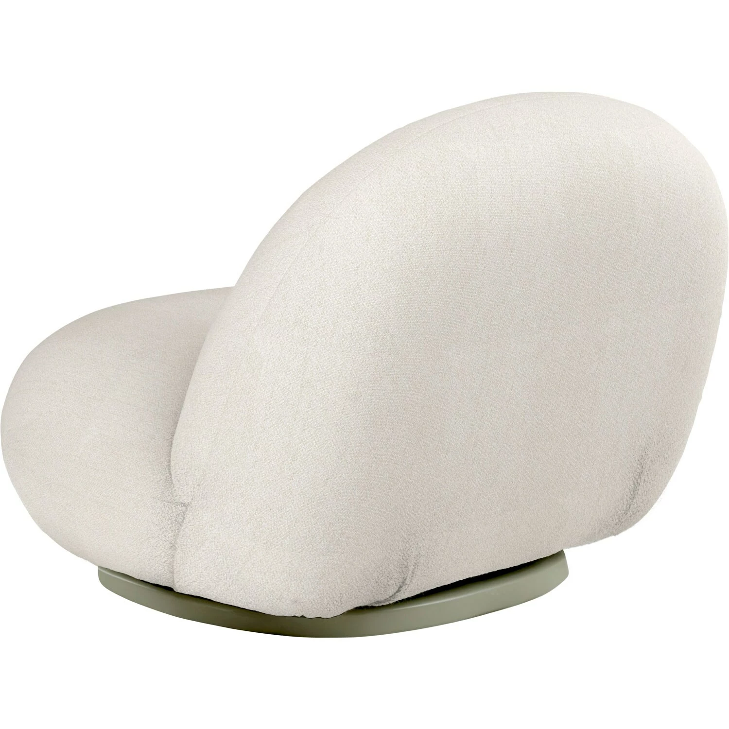 Gubi Pacha Outdoor Loungestoel, Limonta Lorkey 40, Mosgroene Voet - Afbeelding 3