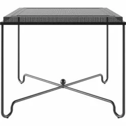 Gubi Tropique Eettafel 90x90 Cm, Zwart