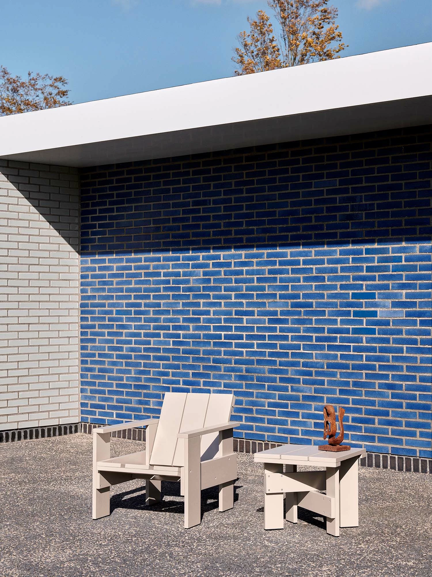 Hay Crate Lage Tafel, London Fog - Afbeelding 4