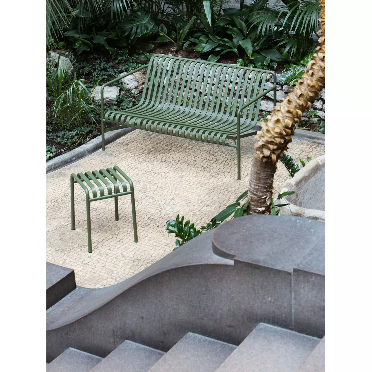 Hay Palissade Loungesofa, Olijfgroen - Afbeelding 2