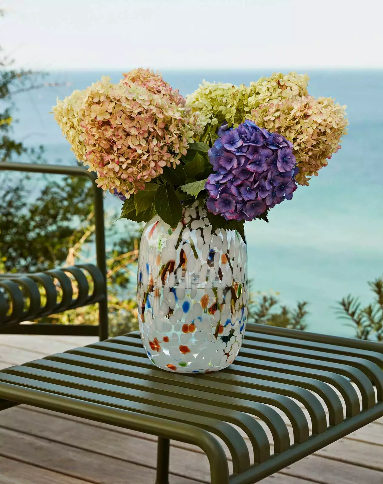 Hay Palissade Voetenbank, Olijfgroen - Afbeelding 3