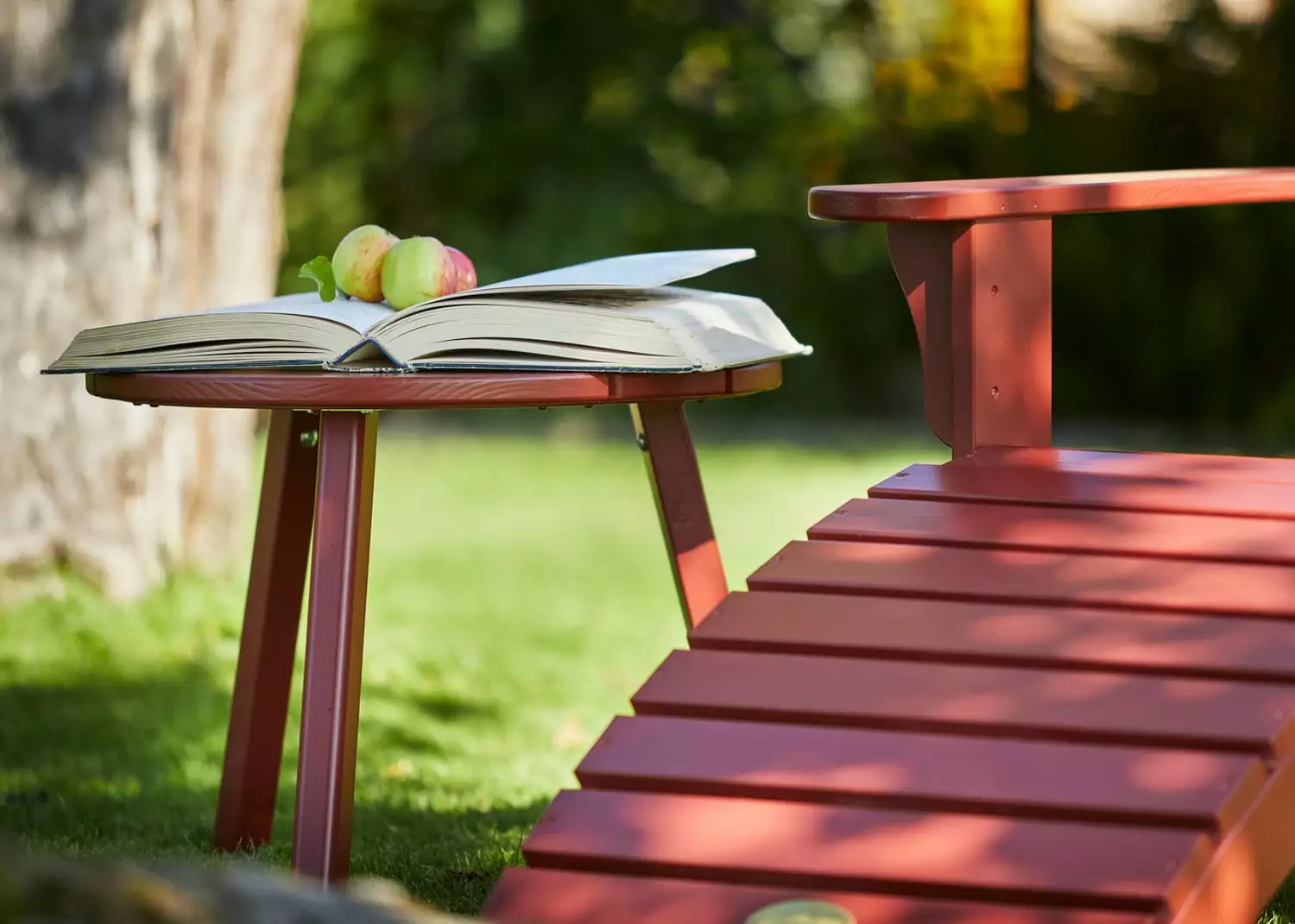 Hillerstorp Tennessee Bijzettafel Ø50x41 Cm, Oxide Rood - Afbeelding 2