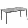 Lafuma Oron Tafel Aluminium, M 100x170-205 Cm, Titan / Ciment