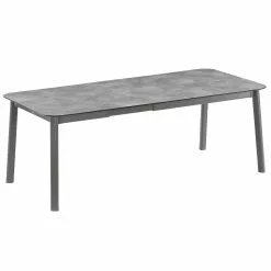 Lafuma Oron Tafel Laminaat, L 100x190-250 Cm, Ciment / Titan