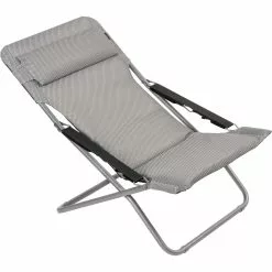 Lafuma Transabed Bec Lounger, Silver / Titan
